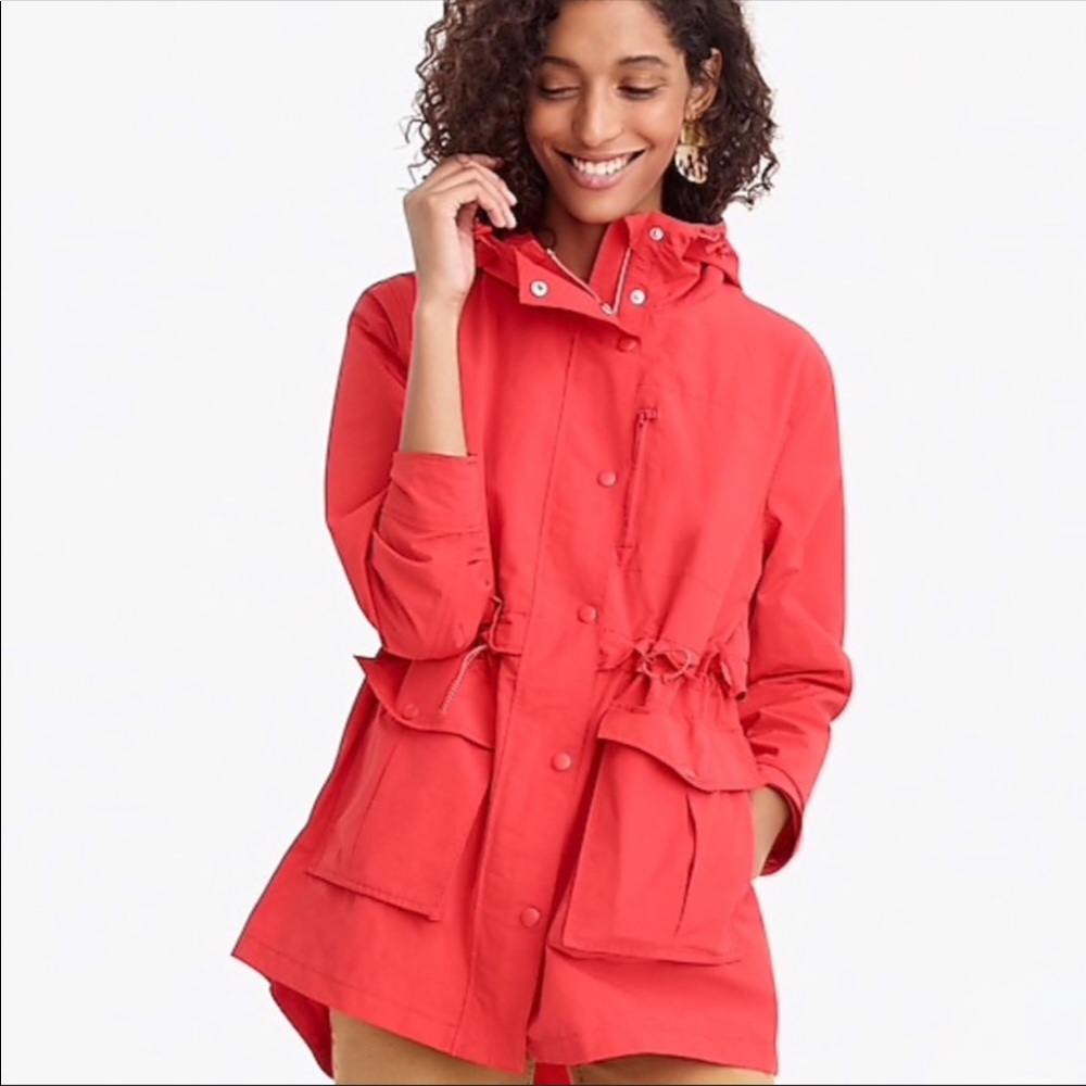 J. Crew Perfect Rain Jacket, XS.